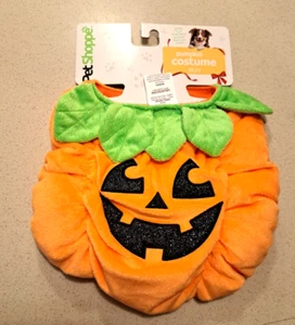 PetShoppe Pumpkin Dog or Cat Costume Size XS/S 12-19 lbs Halloween NWT - Picture 1 of 5
