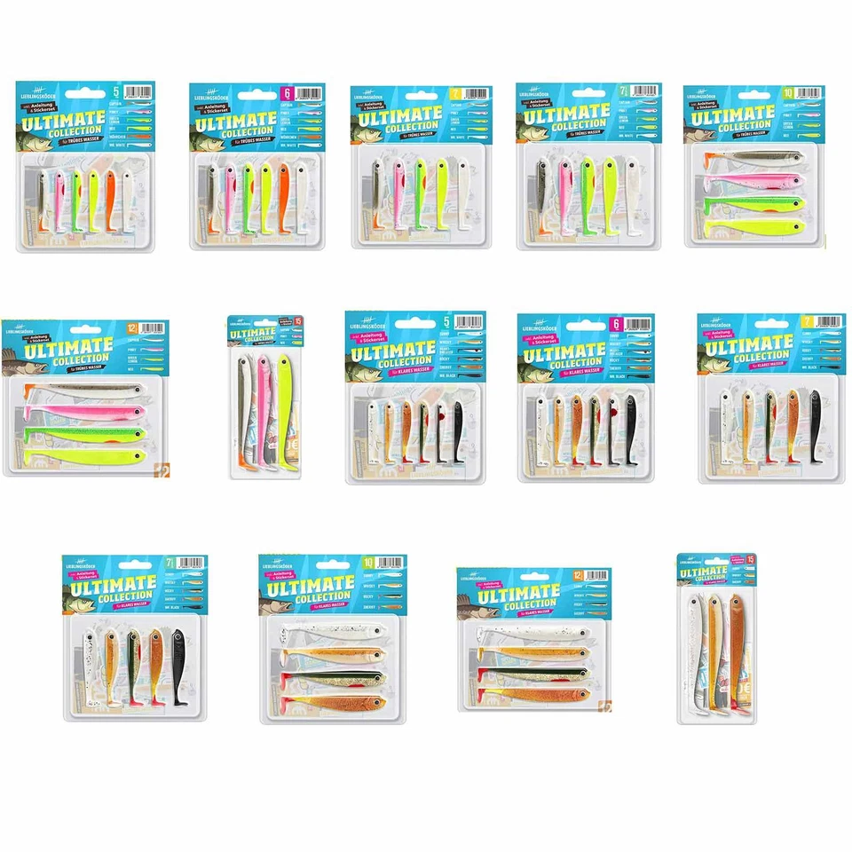 Lieblingsköder Ultimate Collection 5,0cm - 15,0cm Gummifisch - Bild 1 von 1