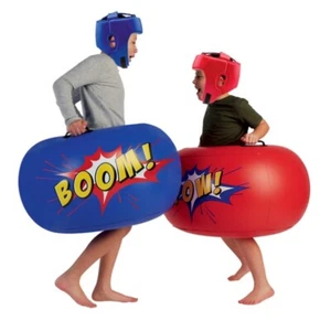Set of Two Giant Inflatable Blow Up Body Boppers Bubble Bumpers Sumo Suit Set - Picture 1 of 3