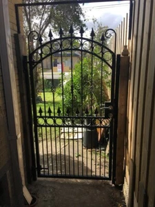 Wrought Iron gate Fits opening 1040-1090mm Avail now Galv and pwdrctd Can send - Picture 1 of 5