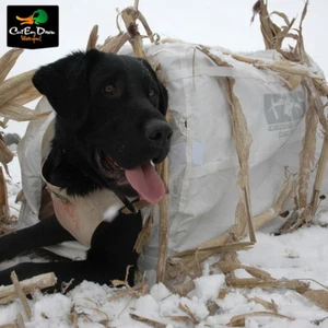AVERY GREENHEAD GEAR GHG GROUND FORCE DOG BLIND SNOW COVER CAMO - Picture 1 of 4