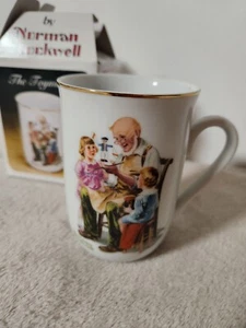Vintage 1982 Norman Rockwell Collectors Mug "The Toymaker" - Picture 1 of 10