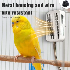 Bird Heater For Cage Bird Heat Lamp Metal Chew-Proof For Lizards Snake Macaw - Picture 1 of 10