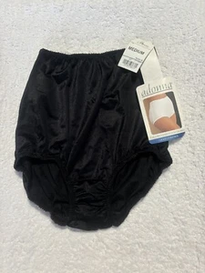 Mutandine slip J C Penney Adonna raso controllo leggero 6 medie nuove con etichetta nere - Foto 1 di 8
