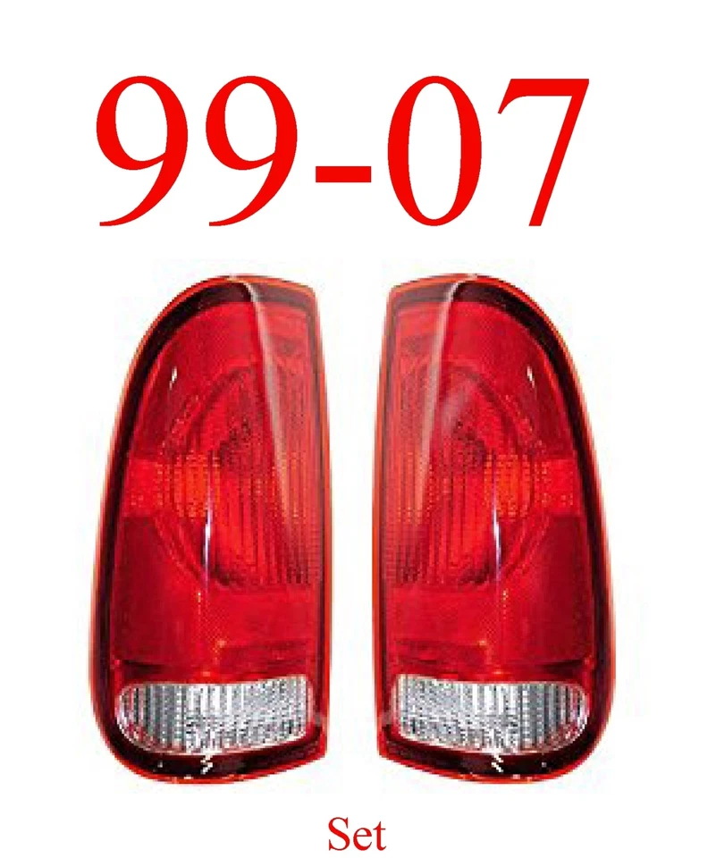 99 07 Super Duty,97 03 F150,尾灯套装,总成,福特,左右两侧 — 第 1/4 张图片
