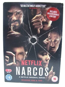 Narcos Seasons 1 & 2 DVD. REGION 2 - Picture 1 of 2