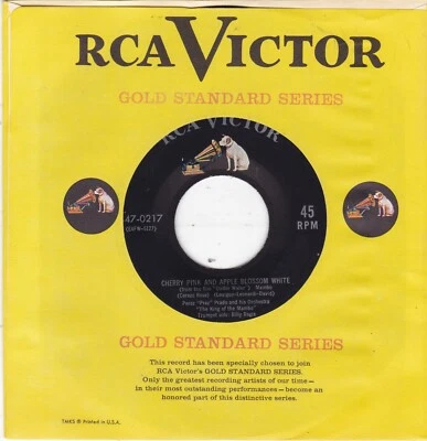 Cherry Pink And Apple Blossom White by Perez Prado (7" Vinyl, 1984, RCA) NM/NM - Image 1 of 4