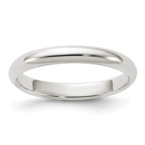 925 Sterling Silver 3mm Half Round Size 11.5 Band; Women & Men - Picture 1 of 9