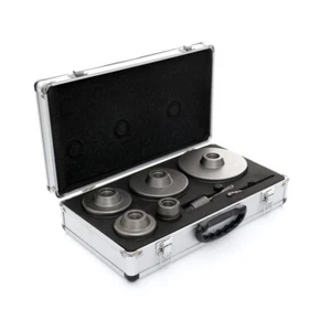 FRESE A TAZZA PER MURO SET 7pz CAROTATRICE FRESA 40, 65, 80, 100, 125mm - Foto 1 di 8