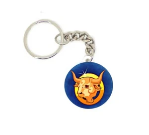 Porte clé badge signe astrologique idée cadeaux 37 mm - Picture 1 of 13