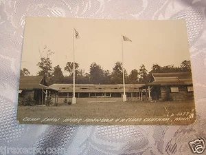 Postal de colección Camp Shaw Up Mich 4h club chatnam foto real rppc años 40 - Imagen 1 de 2