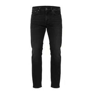 Lee Daren Herren W30/L32 Schwarz Baumwolle Stretch Straight Fit Gewaschen Jeans - Bild 1 von 9