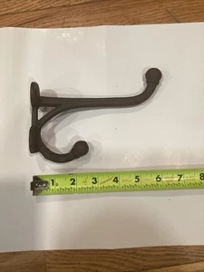 Hook, Cast Iron 6” Hat or Coat Hook, or for Barn / Tack Room, Saddle, Harness - Picture 1 of 5
