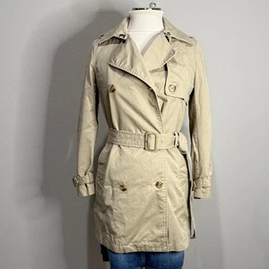 Gabardina Gap bronceada con cinturón peso mediano talla XSP - Imagen 1 de 6