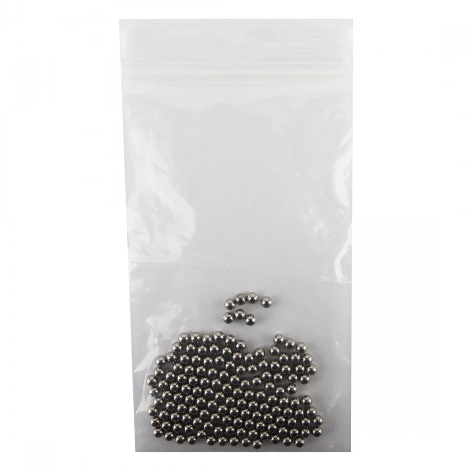 Rodamientos de bolas sueltos de acero endurecido Sunlite 5/32" - Paquete de 144, rueda de bicicleta y Foto 1 de 1
