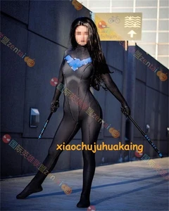 Lady Nightwing Jumpsuit Woman Cosplay Costume 3D Printed Bodysuits Halloween - Picture 1 of 6
