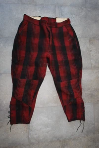 Pantalones de caza Clearfield vintage rojos y negros a cuadros talla Entrepierna 34" cintura x 24" - Imagen 1 de 18