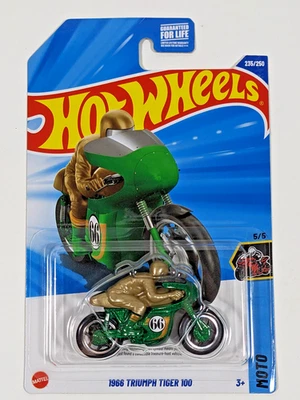 Hot Wheels 2025 N Case Treasure Hunt 1966 Triumph Tiger 100 Foto 1 de 2