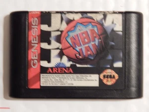 Sega Genesis 16-Bit Vintage Tested Video Game NBA Jam - Picture 1 of 1