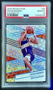 Devin Booker 1/1 PSA 10 2024-25 Panini Revolution Kaleido #83 Phoenix Suns - Foto 1 di 2