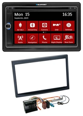 Blaupunkt Bluetooth DAB 2DIN USB DVD MP3 Autoradio für Citroen C3 C2 Berlingo Ju - Bild 1 von 4