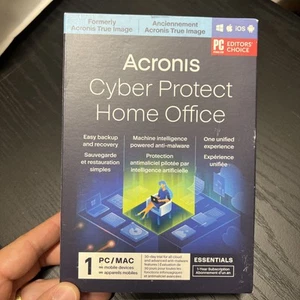 Acronis Cyber Protect Home Office 1 PC/MAC - Essentials version. New-Sealed - Picture 1 of 4