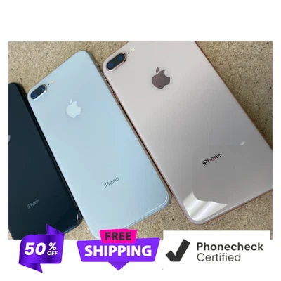 Apple iPhone 8 Plus 64GB Space Gray Silver Gold Unlocked Verizon ATT Very Good - Image 1 of 4