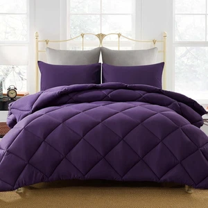 Lightweight California King Comforter Set with 2 Pillow Sham - 3 Pieces Set - Qu - Picture 1 of 8
