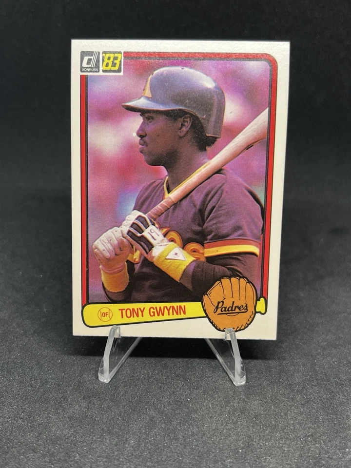 Tony Gwynn 1983 Donruss #598 Rookie San Diego Padres HOF RC - Image 1 of 2