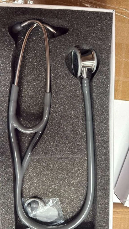 3M Littmann Cardiology IV Stethoscope, 5621,  Silver / Grey Chestpiece  27" - Image 1 of 3