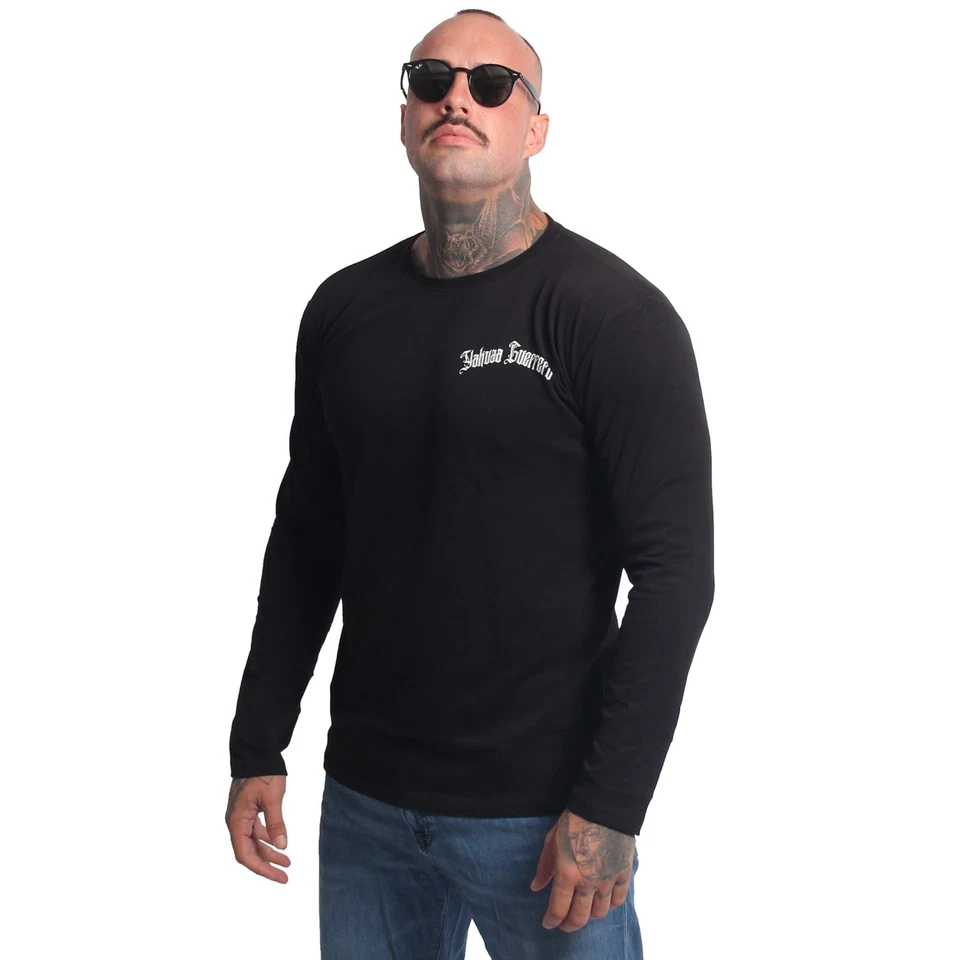 Neues Yakuza Herren Guerrero Langarm T-Shirt - Schwarz - Bild 1 von 1