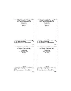 CASE 9020 BAGGER KOMPLETTES SERVICEHANDBUCH - Bild 1 von 1