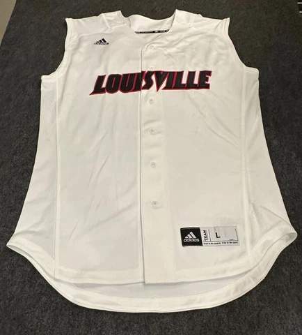 Adidas Sample Louisville Cardinals Baseball Jersey Men's Large Button Up NWOT C1 Cover