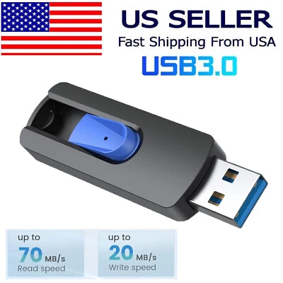 5Pack USB 3.0 Flash Drive Memory Stick Thumb Pen Drive High Speed 64GB,128GB - Image 1 of 4