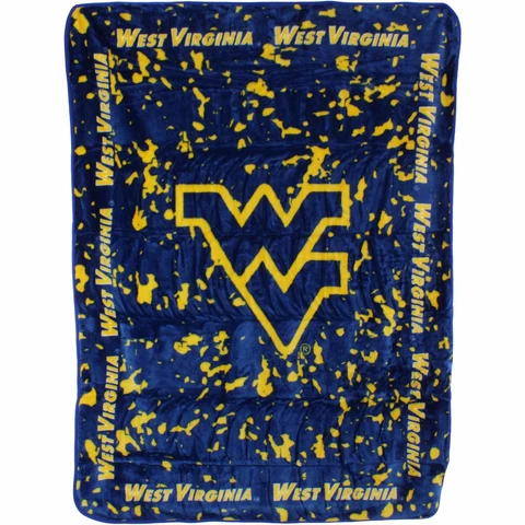West Virginia Mountaineers College Covers 63 x 86 Soft Plush Throw Blanket Cover