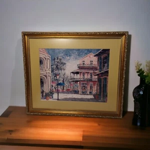 French Quarter Künstler Myrl D'Arcy signierter nummerierter Druck gerahmt New Orleans - Bild 1 von 11