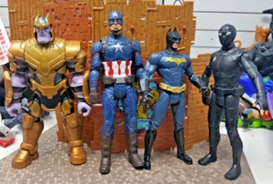 Marvel Spiderman Captain America Batman Thanos Actionfigur Konvolut Restposten Spielzeug - Bild 1 von 5