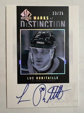 2010-11 SP Authentic Marks of Distinction Auto Luc Robitaille LA Kings 23/25