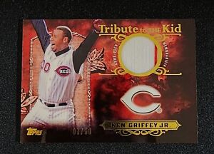 2016 Topps KEN GRIFFEY JR TRIBUTE TO THE KID JERSEY RELIC /50 KIDR-22 Reds