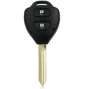 For Toyota Rav4 Corolla Hilux Echo Prado Yaris 2 Buttons Remote Key Shell Fob - Picture 1 of 5
