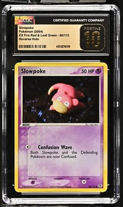 🌀Pokemon CGC Pristine 10 Slowpoke 80 EX FireRed & LeafGreen Rev Holo Low Pop 🌀 - Picture 1 of 2