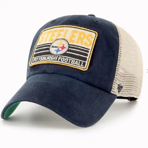 Pittsburgh Steelers '47 Four Stroke Trucker Mesh Clean Up Adjustable Cap Hat $32 - Picture 1 of 12