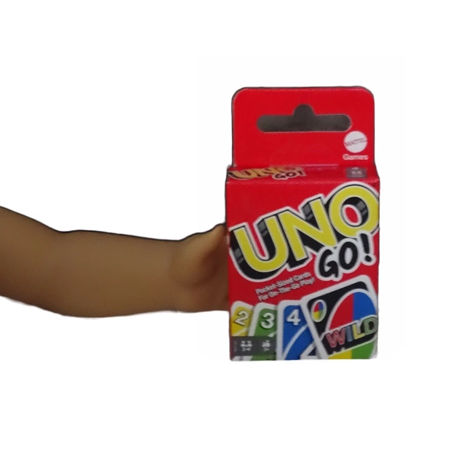 Mini Juego de Cartas UNO GO Juegos de Muñecas para Muñecas de Niño o Niña de 18" Foto 1 de 3