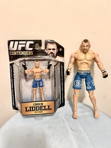 2x Chuck Liddell Action Figure Jakks 7” UFC 79 Series 1 & UFC Contenders 4” - Picture 1 of 10