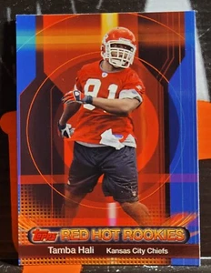 2006 TOPPS RED HOT ROOKIES ** TAMBA HALI ** #2 " CHIEFS " - Picture 1 of 2