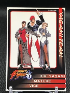 IORI MATURE VICE THE KING OF FIGHTERS '96 SNK Trading Cards Gamest Rare - Picture 1 of 12