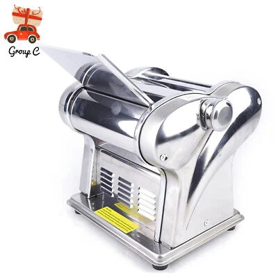 Commercial Electric Dough Roller Sheeter Noodle Pasta Maker Machine 135W Durable - Image 1 of 4