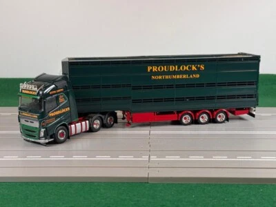 Tekno truck models, Volvo FH4 Glob.  Livestock Trailer , PROUDLOCKS - Image 1 of 4