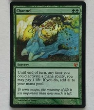 CHANNEL - GREEN RARE - MTG SINGLE - FROM THE VAULT: EXILED *FOIL* X1