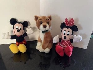 Disney Plush - Set Of 3 - Picture 1 of 9